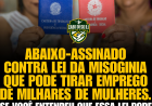 CONTRA LEI DA MISOGINIA