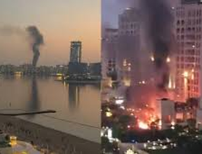Irã bombardeia hotel de luxo em Dubai.