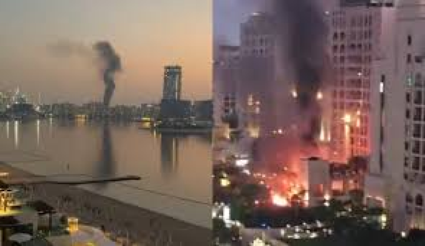 Irã bombardeia hotel de luxo em Dubai.