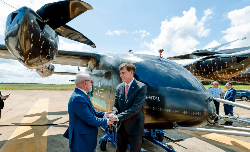 Embraer inaugura o eVTOL, Carro Voador Brasileiro que funcionara como Uber
