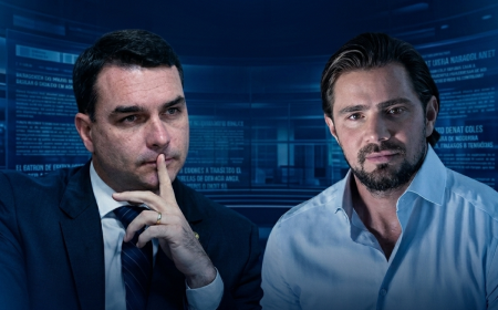 Exclusivo: Flávio Bolsonaro se encontrou com Daniel Vorcaro para tratar sobre filme