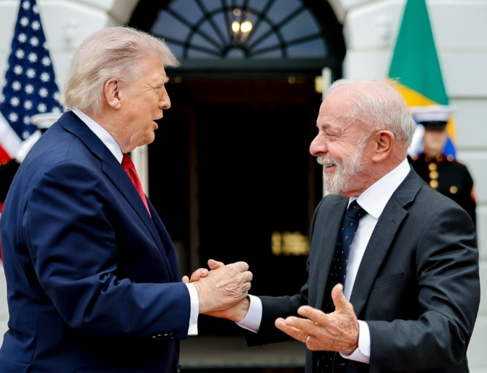 Trump disse que admira a trajetória de Lula e que pesquisou sobre a vida do presidente Brasileiro