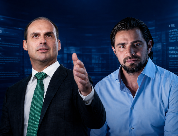 Polícia Federal investiga se Vorcaro bancou Eduardo Bolsonaro nos EUA