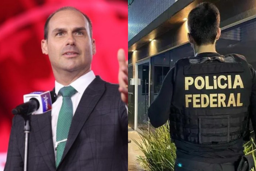 Polícia Federal investiga se Vorcaro bancou Eduardo Bolsonaro nos EUA